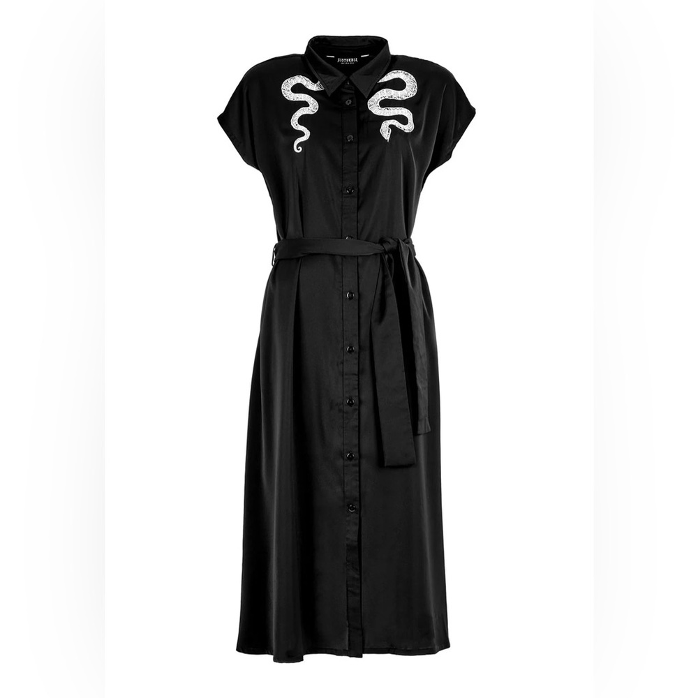 Disturbia Slither Relaxed Midi Dress 🐍